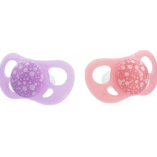 Twistshake Pacifier 6+ months 2-pack, Pink/Purple